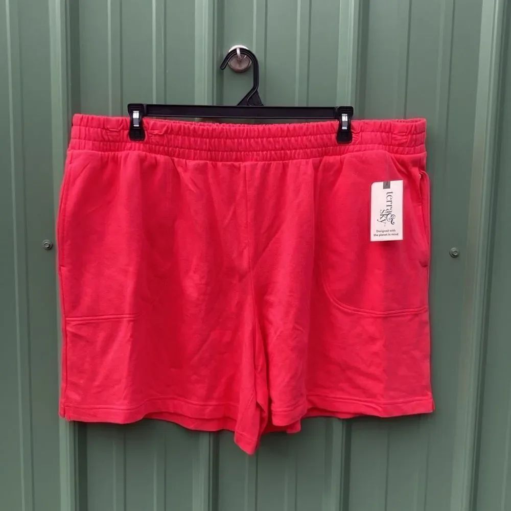 Women's Soft Comfy Easy Knit Pull On Shorts Size 3X